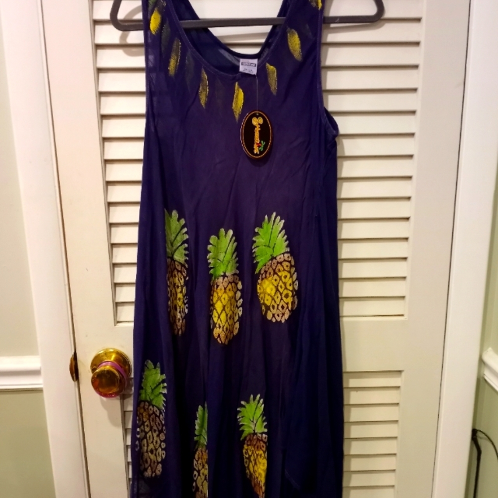 Hippie Boho Sheer Dress, beach cover up, cruise wear